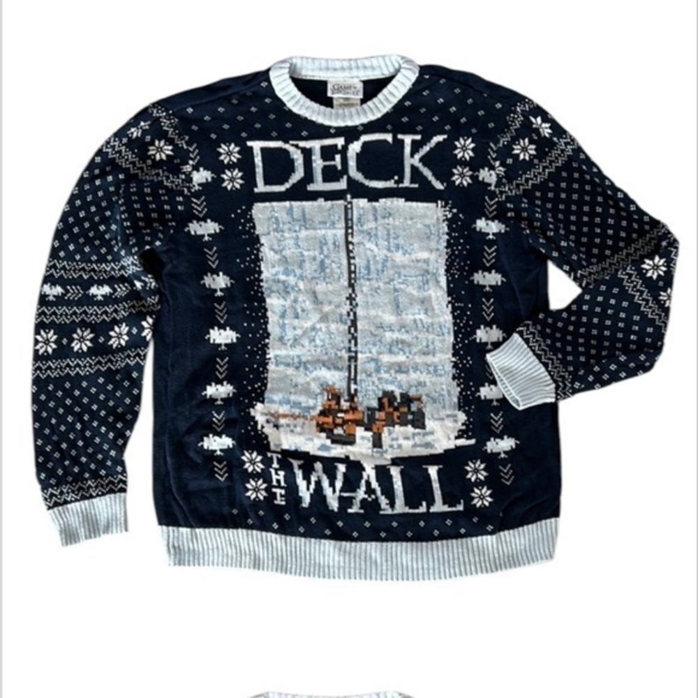 Game of Thrones Ugly XMAS christmas sweater size XXL
